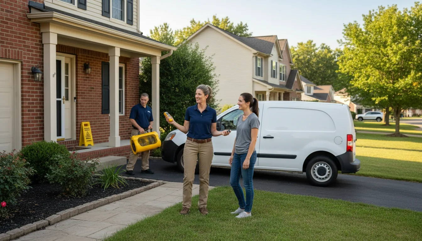 Water restoration image for Water Damage & Restoration Services in Pinole, CA